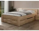 Postel Iwetta 140x200 cm, dub sonoma%