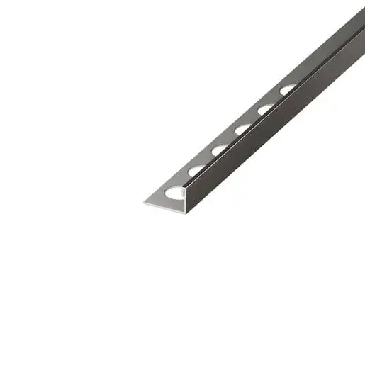 Lišta ukončovacia "L" Eviso nerez kartáčovaný, nerez dĺžka 270 cm, výška hrany 8,5 mm, FILGU0203
