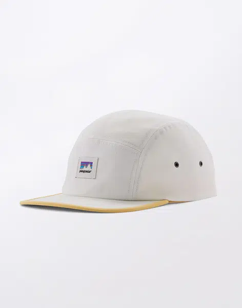 Patagonia Graphic Maclure Hat Shop Sticker: Birch White