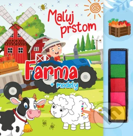 Maľuj prstom Farma - kniha z kategorie Omalovánky, vystřihovánky, papír