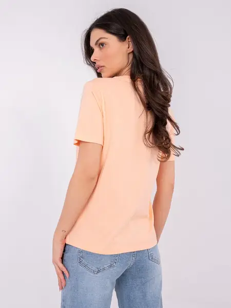 Dámske tričko broskyňovej farby