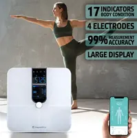 Chytrá osobní váha inSPORTline Syncale 100 bílá