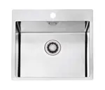 Alveus Pure - Drez 57x53 cm, Quick-Close, nerezová 1149522