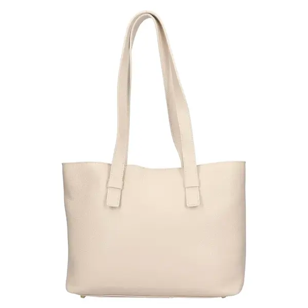 Dámská kožená kabelka Italia Azalea - béžová