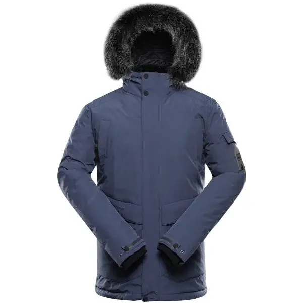 ALPINE PRO WERD 2 Pánská zimní bunda, tmavě šedá, velikost 5XL