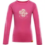 ALPINE PRO MERENO Dětské triko, růžová, velikost 128-134