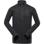 ALPINE PRO QAD Pánský sportovní svetr, černá, velikost