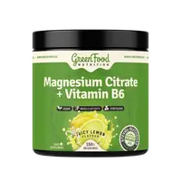 GREENFOOD NUTRITION Magnesium Citrate + Vitamin B6, juicy lemon 150 g
