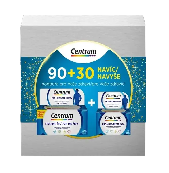 CENTRUM Multivitamín pro muže dárkové balení 90 + 30 tablet