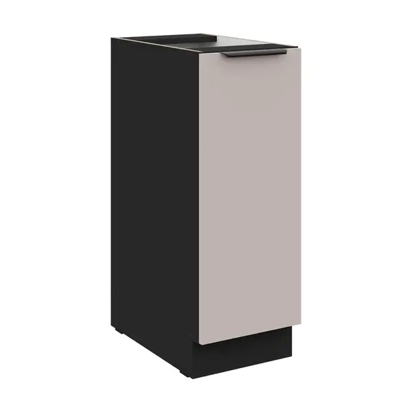 Spodní skříňka Arona 30 D CARGO BB Barva korpusu: Černá, Barva dvířek: Kašmír