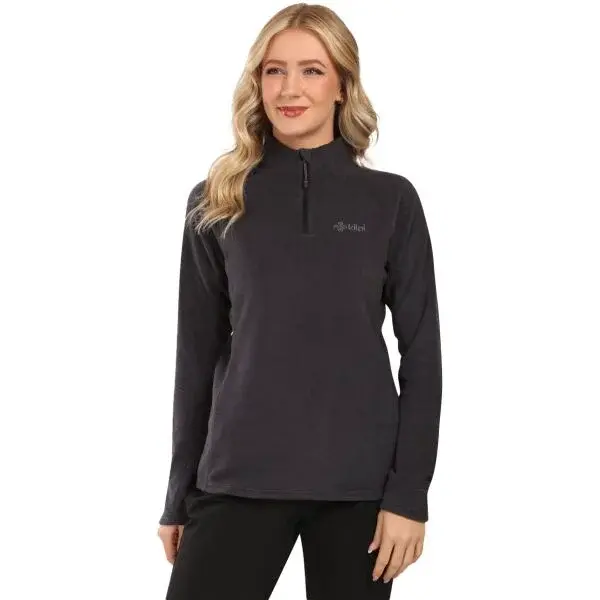 KILPI ALMERI Dámská fleecová mikina, černá, velikost