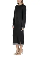 Vila Clothes dámské svetrové šaty