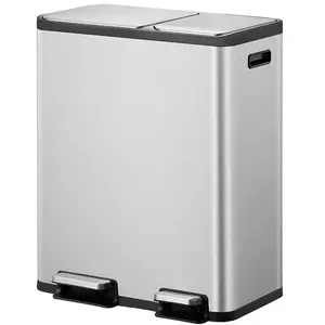 Odpadkový koš Eko Ecocasa 30+20l inox mat 912850