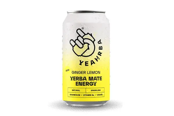 Yeahrba Mate Energy Drink Ginger Lemon 330 ml