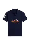 Detská bavlnená polokošeľa Polo Ralph Lauren