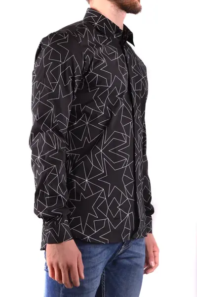 Neil Barrett pánská košile s geometrickým vzorem