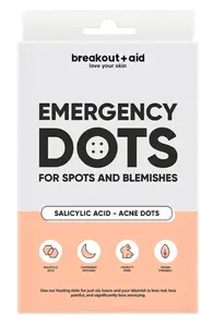 BREAKOUT+AID Náplasti na lokální ošetření akné s kyselinou salicylovou 72 ks
