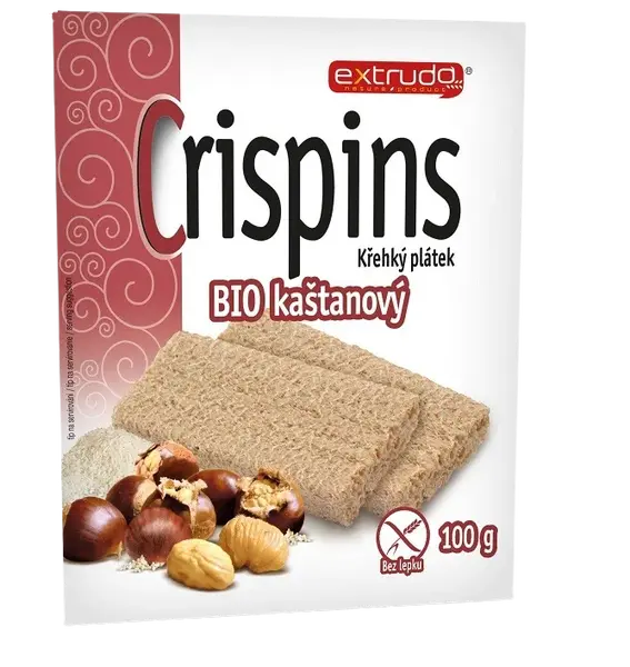 CRISPINS BIO kaštanový křehký plátek 100 g