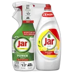 JAR sada: Power Spray 3v1 Lemon 500 ml + Jar Lemon tekutý prostředek na nádobí 900 ml