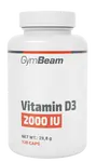 GYMBEAM Vitamin D3 2000 IU 1430 g- bez příchutě 120 kapslí