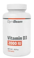 GYMBEAM Vitamin D3 2000 IU 1430 g- bez příchutě 120 kapslí