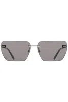 CALVIN KLEIN MEN'S SUNGLASSES SILVER