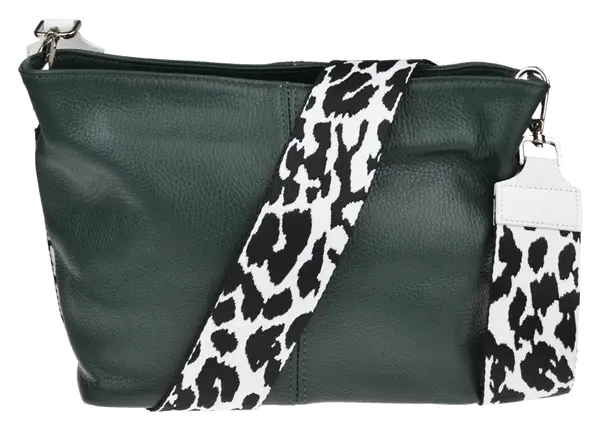 NovaKabelka.cz Batilda Verde Scura s přídavným popruhem IV