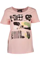 SILVIAN HEACH WOMEN'S SHORT SLEEVE T-SHIRT PINK