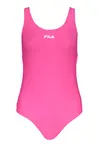 Dámské růžové jednodílné plavky FILA