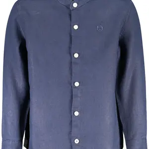 Dětská modrá košile s dlouhým rukávem