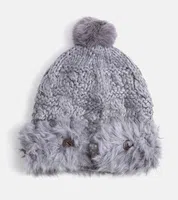 Gemre Grey hat with fur Danna