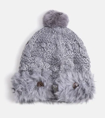 Gemre Grey hat with fur Danna