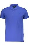 Modré pánské polo triko Cavalli Class