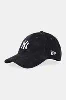 Bavlněná baseballová čepice New Era černá barva, 60691062