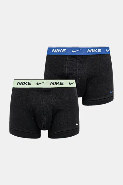Boxerky Nike 2-pack černá barva, 0000KE1085
