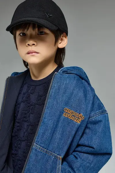 Vlněná kšiltovka Emporio Armani