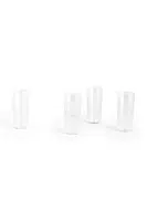 Sada skleniček HAY Angle 240 ml 4-pack průhledná barva