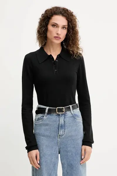 Svetr Silvian Heach BUCERS dámský, černá barva, GPA25555PO