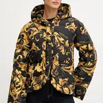 Bunda Versace Jeans Couture černá barva, zimní, 79HAUD02 CQSD3