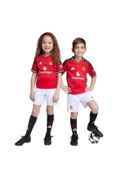 Dětská souprava adidas Performance Manchester United červená barva, JP3019