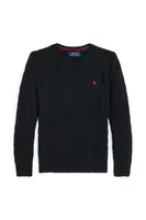 Bavlněný svetr Polo Ralph Lauren černá barva, 323702674061