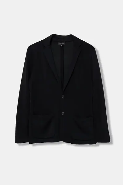 Dětské sako Emporio Armani tmavomodrá barva, EB000545 AF16254
