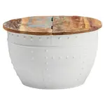 MID.YOU KONFERENČNÍ STOLEK, hnědá, bílá, dřevo, 60/60/36 cm