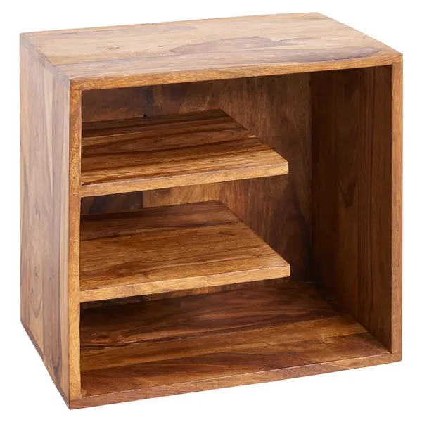 MID.YOU NOČNÍ STOLEK, sheesham, 43/43/30 cm
