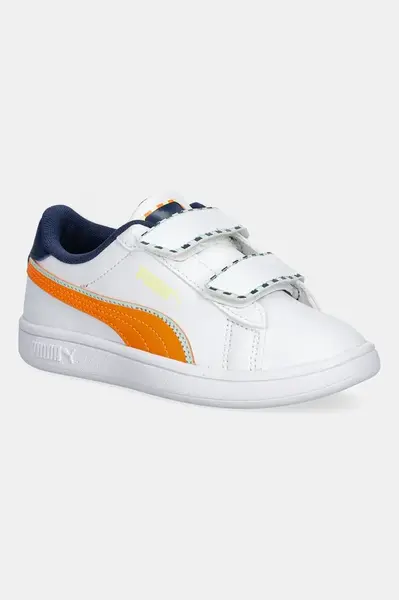 Dětské tenisky Puma Puma Smash 3.0 Playdate V PS bílá barva, 402830