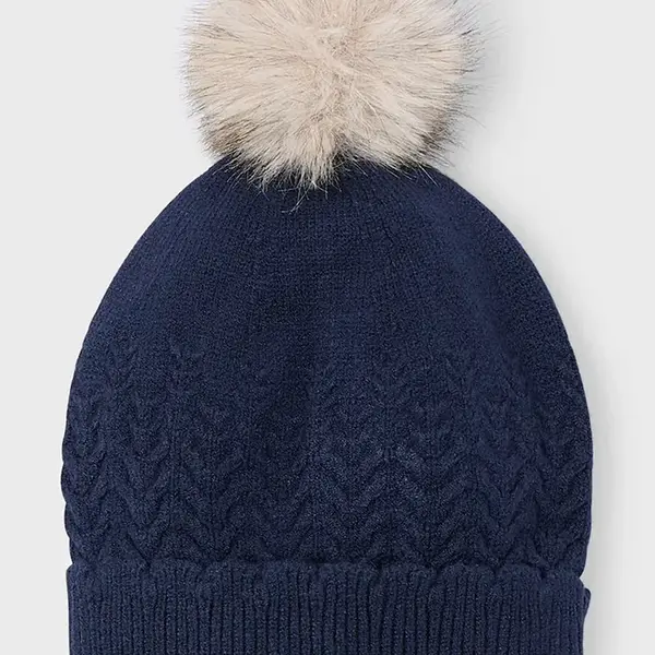 Dětská čepice Mayoral tmavomodrá barva, 10075