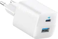 Anker 323 33W, 1xUSB-C, 1xUSB Nabíječka do sítě bílá