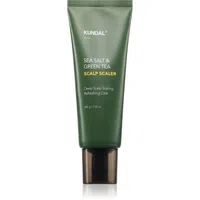 KUNDAL Sea Salt & Green Tea Scalp Scaler hloubkově čisticí peeling stimulující růst vlasů 200 g