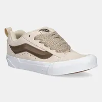 Semišové tenisky Vans Knu Skool béžová barva, VN000D6ZCHW1