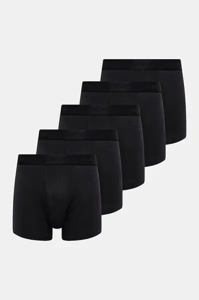 Boxerky Hollister Co. 5-pack pánské, černá barva, KI314-4016